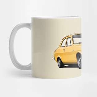 Ford Escort Mk 1 in sahara beige Mug